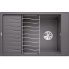 Kuchyňský dřez Blanco Elon XL 6 S Šedá skála, s odkapávací mřížkou a excentrem