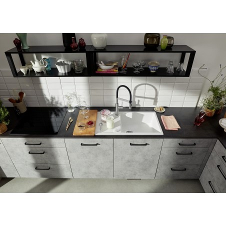 Kuchyňský dřez Blanco Metra XL 6 S Tartufo, s excentrem