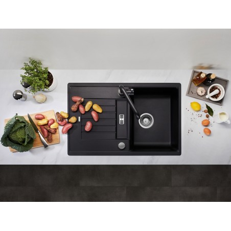 Kuchyňský dřez Blanco Zia 45 S Antracit, s excentrem