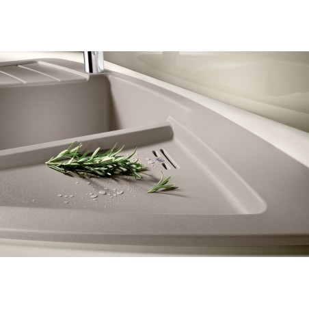 Kuchyňský dřez Blanco Zia 9 E Aluminium, s excentrem Kuchyňský dřez Blanco Zia 9 E Aluminium, s excentrem