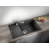 Kuchyňský dřez Blanco Zia XL 6 S Compact Antracit, s excentrem