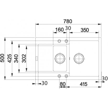 Kuchyňský dřez Franke Maris MRG 651-78 Matná černá