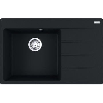 Kuchyňský dřez Franke Centro CNG 611-78 TL/2 Matná černá, levý