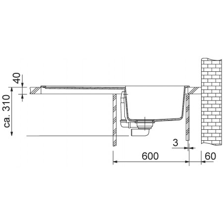 Kuchyňský dřez Franke Basis BFG 611 Matná černá Kuchyňský dřez Franke Basis BFG 611 Matná černá