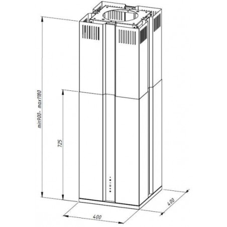 Odsavač par Cata Empire VIP OD 713040, dálkové ovládání