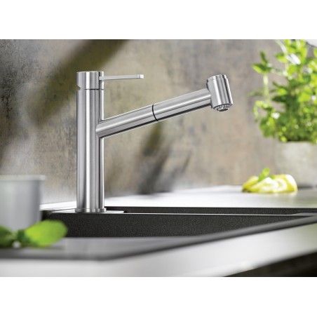 Kuchyňská baterie Blanco Ambis-S Nerez kartáčovaná