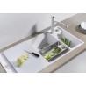 Kuchyňský dřez Blanco Axia III 6 S Tartufo, pravý, se skleněnou krájecí deskou a miskou