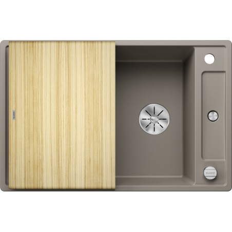 Kuchyňský dřez Blanco Axia III 45 S Tartufo, s dřevěnou krájecí deskou