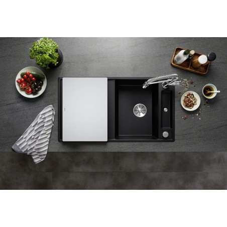 Kuchyňský dřez Blanco Axia III 5 S Černá, se skleněnou krájecí deskou