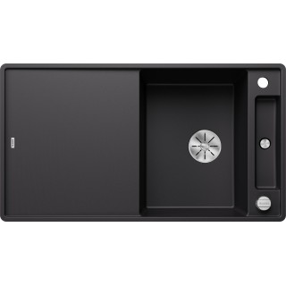 Kuchyňský dřez Blanco Axia III 5 S-F Černá, s dřevěnou krájecí deskou
