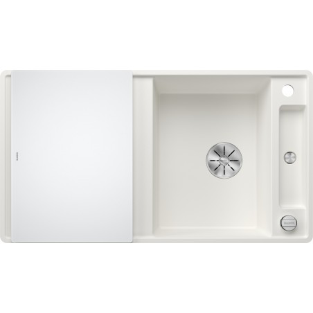Kuchyňský dřez Blanco Axia III 5 S-F Bílá, se skleněnou krájecí deskou