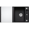 Kuchyňský dřez Blanco Axia III 5 S-F Černá, se skleněnou krájecí deskou