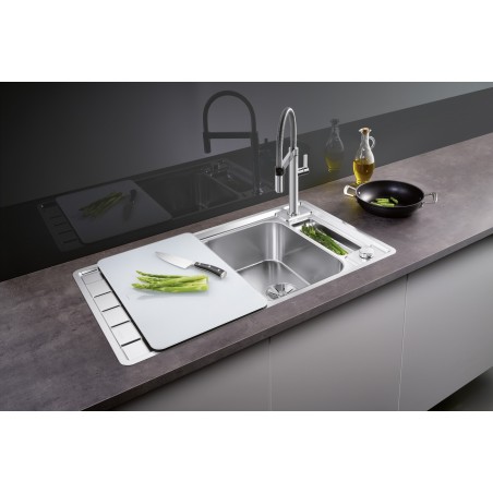 Kuchyňský dřez Blanco Axis III 5 S-IF Hedvábný lesk