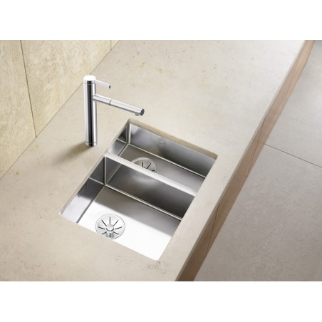 Kuchyňský dřez Blanco Claron 340/180-U Hedvábný lesk, levý