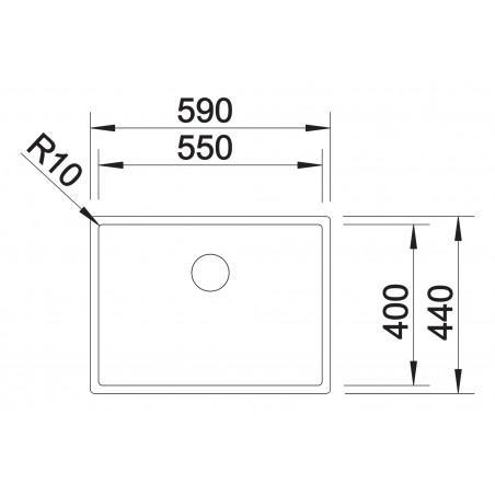Kuchyňský dřez Blanco Claron 550-IF Hedvábný lesk