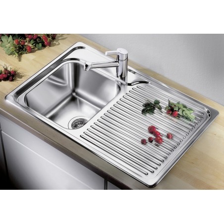 Kuchyňský dřez Blanco Classic 40 S Hedvábný lesk, levý