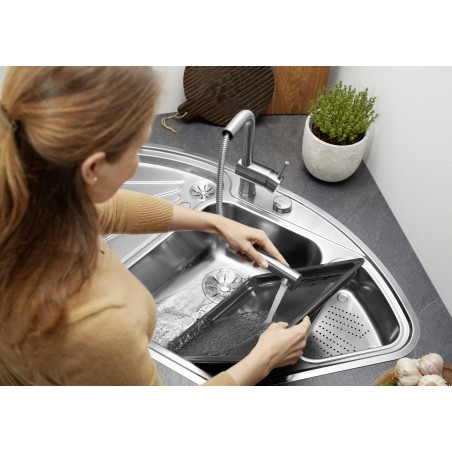 Kuchyňský dřez Blanco Delta II-IF Hedvábný lesk