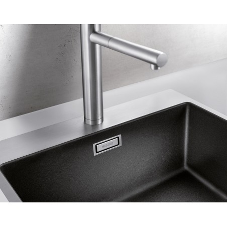 Kuchyňský dřez Blanco Subline 500-IF/A Černá, s excentrem