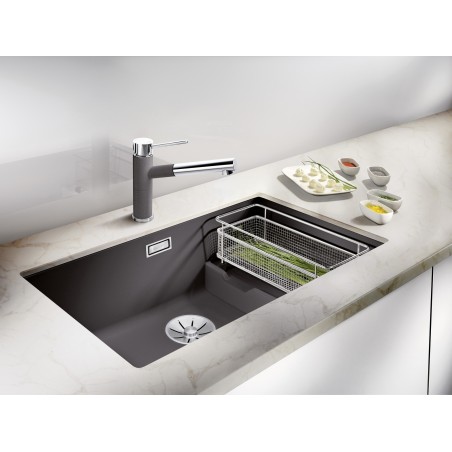 Kuchyňský dřez Blanco Subline 700-U Level Bílá, s košíkem