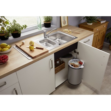 Kuchyňský dřez Blanco Tipo II 6 S Přírodní lesk, s excentrem a miskou