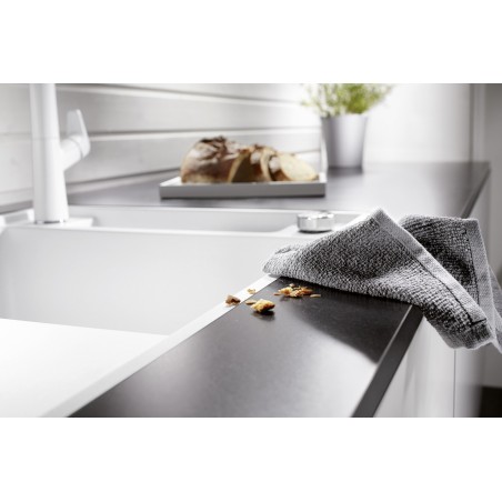 Kuchyňský dřez Blanco Axia III 5 S-F Šedá vulkán, s dřevěnou krájecí deskou