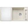 Kuchyňský dřez Blanco Axia III XL 6 S Bílá soft, se skleněnou krájecí deskou