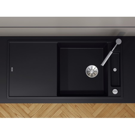 Kuchyňský dřez Blanco Axia III XL 6 S Bílá soft, se skleněnou krájecí deskou