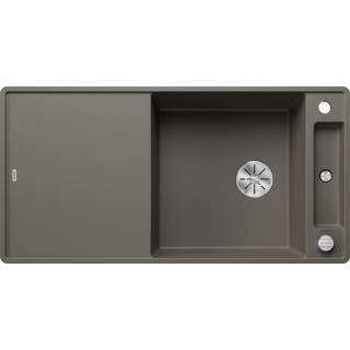 Kuchyňský dřez Blanco Axia III XL 6 S-F Šedá vulkán, se skleněnou krájecí deskou