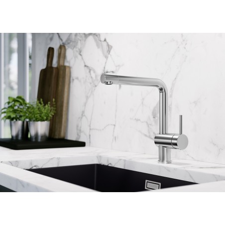 Kuchyňská baterie Blanco Linus PVD Steel