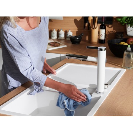 Kuchyňská baterie Blanco Linee-S Bílá soft