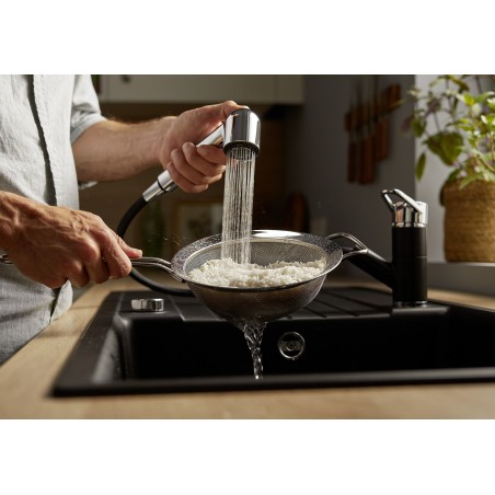 Kuchyňská baterie Blanco Wega II-S Chrom/Šedá vulkán