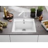Kuchyňský dřez Blanco Dalago 5 Bílá soft, s excentrem
