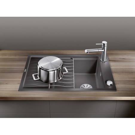 Kuchyňský dřez Blanco Elon XL 6 S Bílá soft, s odkapávací mřížkou, s excentrem