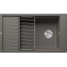 Kuchyňský dřez Blanco Elon XL 8 S Šedá vulkán, s odkapávací mřížkou, bez excentru