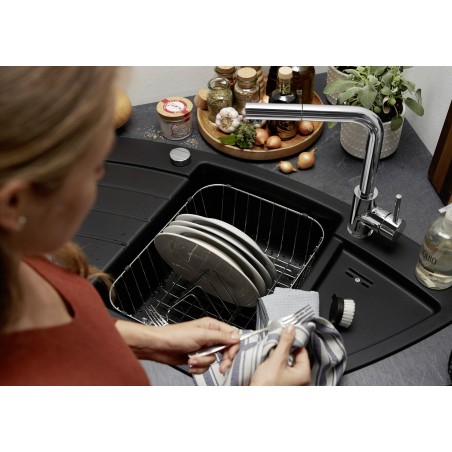 Kuchyňský dřez Blanco Zia 9 E Šedá vulkán, bez excentru