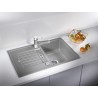 Kuchyňský dřez Blanco Zia 45 S Šedá vulkán, s excentrem