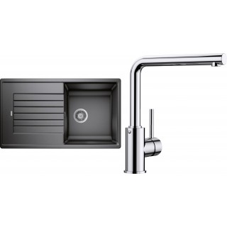 Set Blanco 10-B 25 (dřez Zia 5 S Antracit + baterie Mila Chrom)