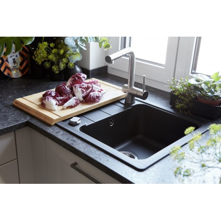 Kuchyňský dřez Schock Formhaus D-100S Onyx, spodní montáž
