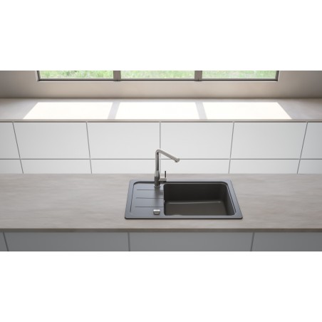 Kuchyňský dřez Schock Formhaus D-100LS Nero, horní montáž