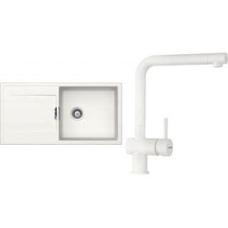 Set Schock S9-1 (dřez Mono D-100L Polaris + baterie Epos Polaris)