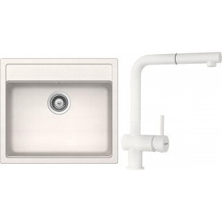 Set Schock S10-2 (dřez Mono N-100 Polaris + baterie Epos.120 Polaris)