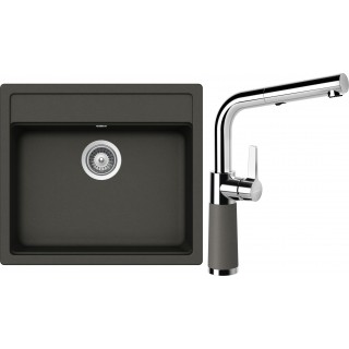 Set Schock S21-9 (dřez Nemo N-100 Asphalt + baterie SC-540.120 Asphalt)