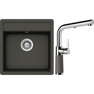 Set Schock S20-9 (dřez Nemo N-100S Asphalt + baterie SC-540.120 Asphalt)