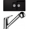 Set Schock S26-7 (dřez Formhaus D-150L Nero + baterie Cosmo.120 Chrom)