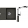 Set Schock S17-9 (dřez Manhattan D-100 Asphalt + baterie SC-540.120 Asphalt)