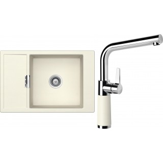 Set Schock S4-10 (dřez Mono D-100XS Magnolia + baterie SC-540 Magnolia)