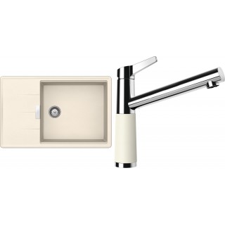 Set Schock S17-4 (dřez Tia D-100LS Magnolia + baterie SC-510 Magnolia)