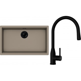 Set Schock S29-6 (dřez Kiruna N-100XL Twilight + baterie Kavus.120 Puro + komponenty Puro)