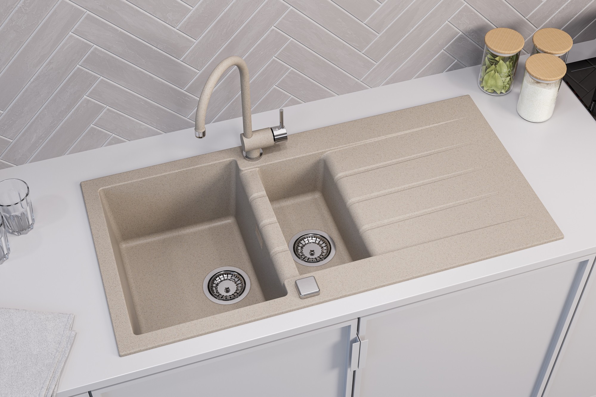 Kuchyňský dřez Alveus Cadit 80 White 11 1140599 | Trendo.cz
