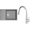 Set Franke G260ŠK (dřez MRG 611-78 BB Šedý kámen + baterie FS 3229.031 LINA NEW Chrom)